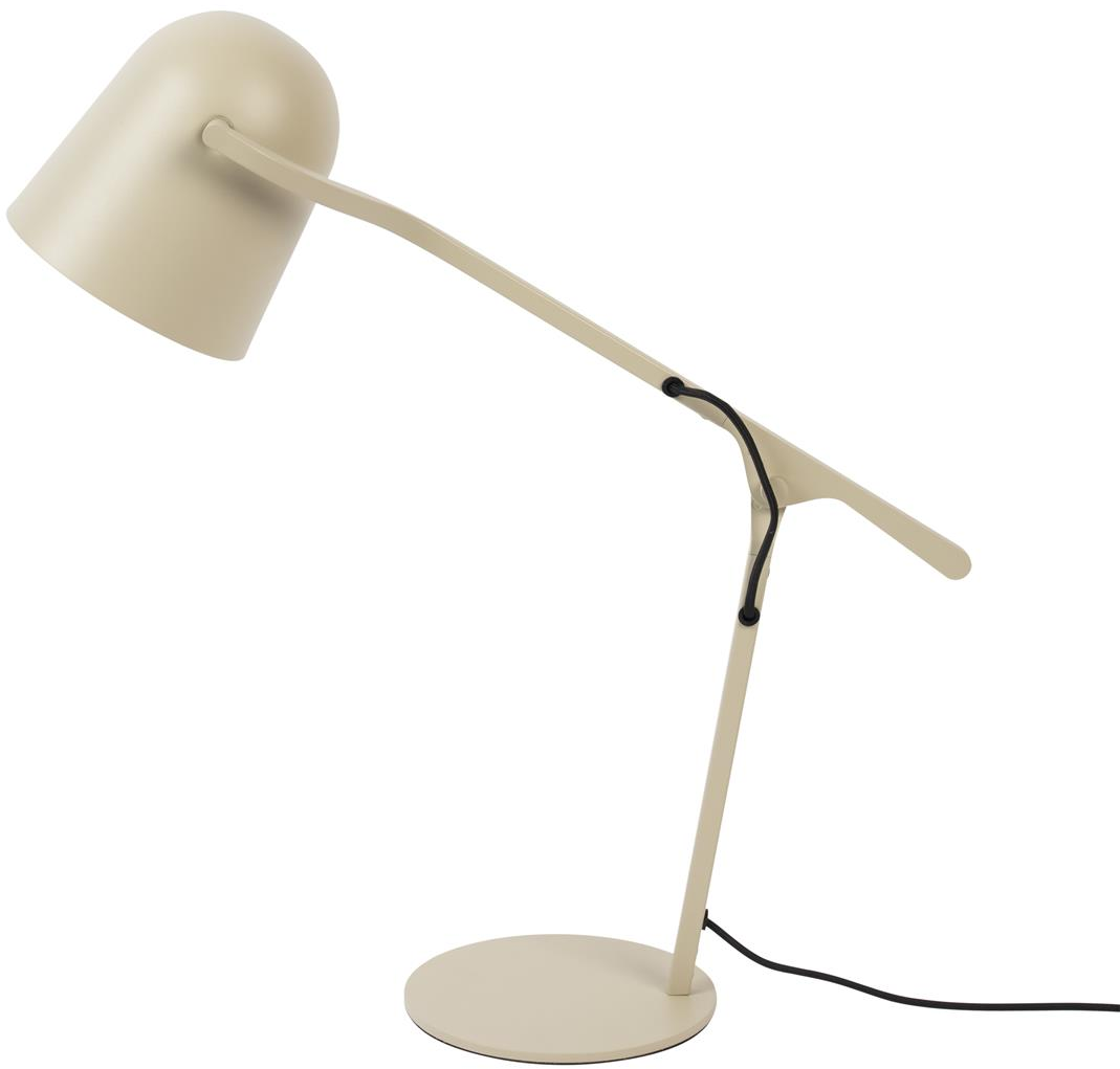 Bordlampe Zuiver Lau Lysgrå Jern ø52 H57 Med Vipbar Justerbar Højde