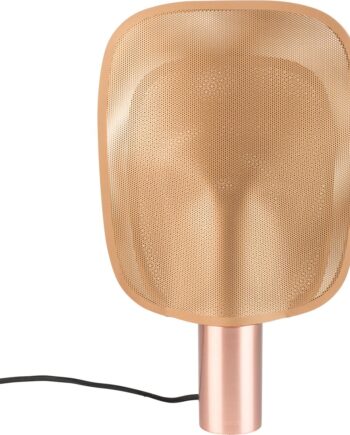 Bordlampe Zuiver Mai Natur Justerbar Højde Jernstel   Pvc Skærm 465 H39 B24