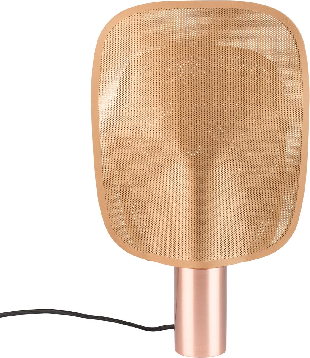 Bordlampe Zuiver Mai Natur Justerbar Højde Jernstel Pvc Skærm 465 H39 B24