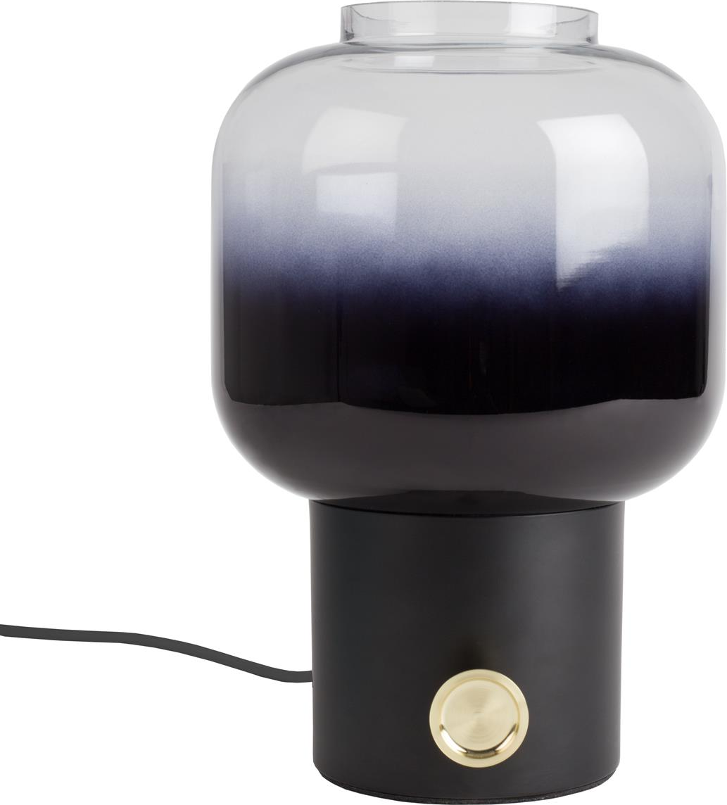 Bordlampe Zuiver Moody Sølv Glas Med Dimmer ø20 H29