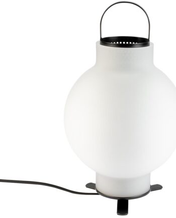 Bordlampe Zuiver Nomad ø20 H36 Offwhite Jern Frostet Glas Diffust Lys E27