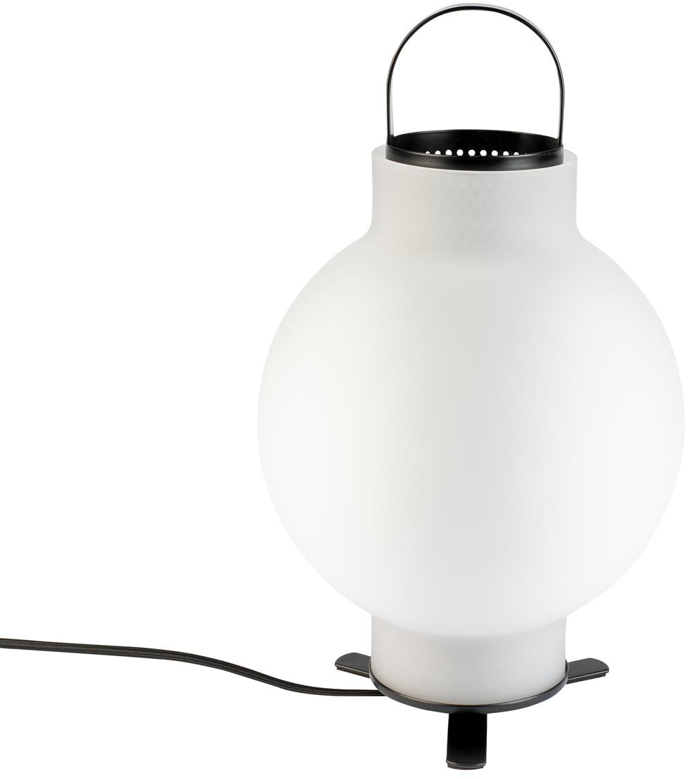 Bordlampe Zuiver Nomad ø20 H36 Offwhite Jern Frostet Glas Diffust Lys E27