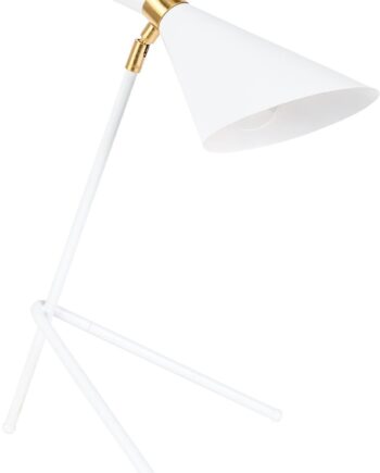 Bordlampe Zuiver Shady Offwhite Metal Mid Century Modern H52xb31xd40