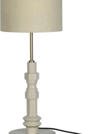 Bordlampe Zuiver Totem Lysgrå Aluminium ø26 H65 Med E27 Fatning