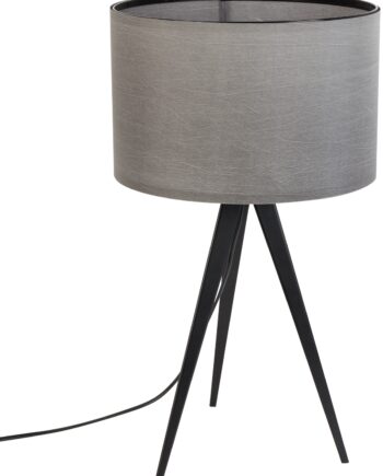 Bordlampe Zuiver Tripod ø28 Grå Jern Polyester Moderne Design