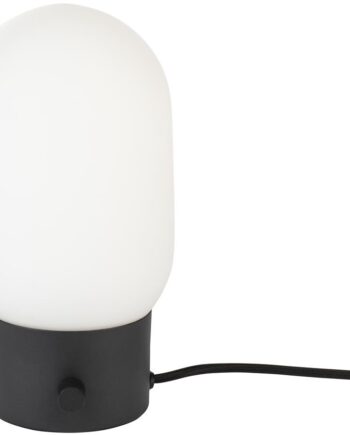 Bordlampe Zuiver Urban ø12 H24 Askegrå Glas Jern Dæmpbar Med Usb Porte