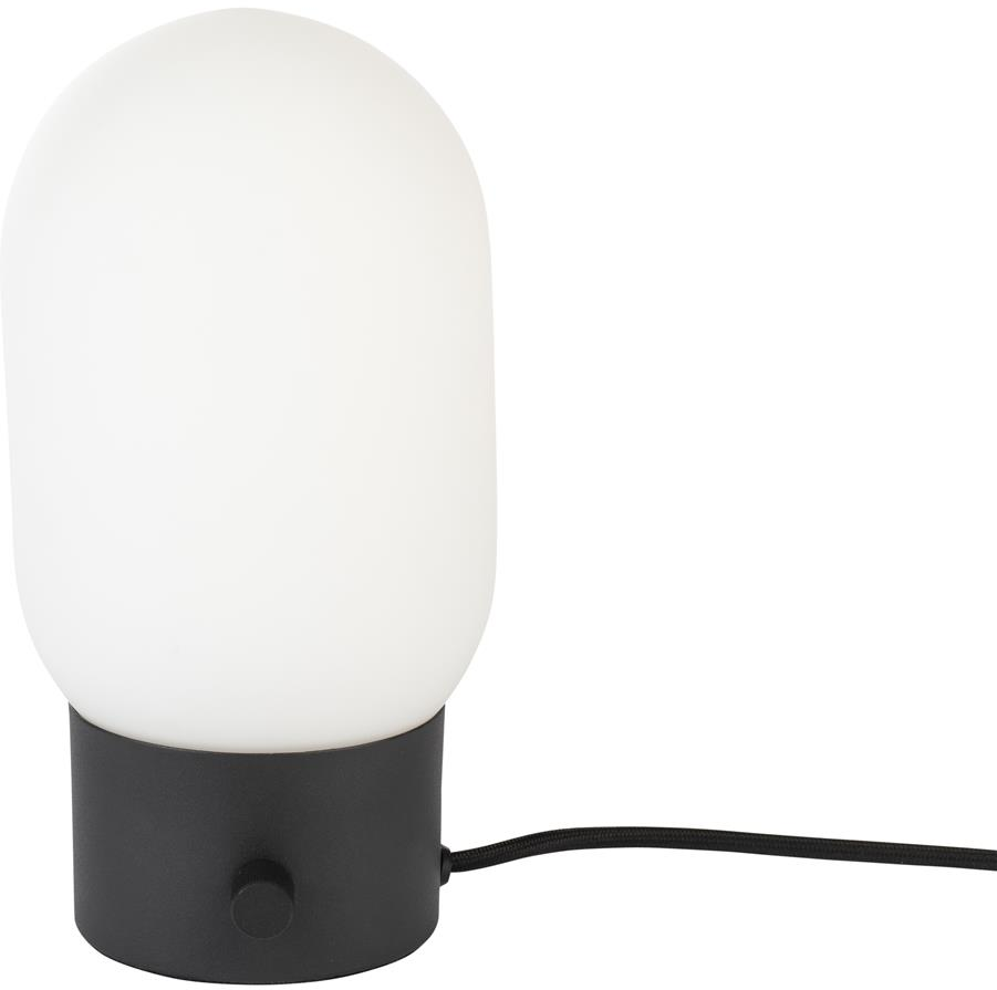 Bordlampe Zuiver Urban ø12 H24 Askegrå Glas Jern Dæmpbar Med Usb Porte