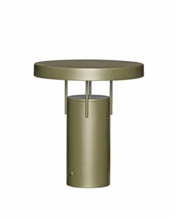 Bringme Portable Bordlampe Batterilampe Metallic Mørkegrøn