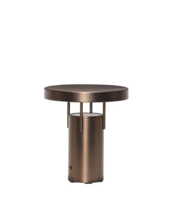 Bringme Portable Mini Bordlampe Batterilampe Bruneret Messing