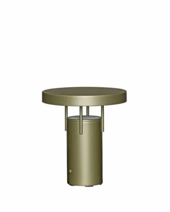 Bringme Portable Mini Bordlampe Batterilampe Metallic Mørkegrøn