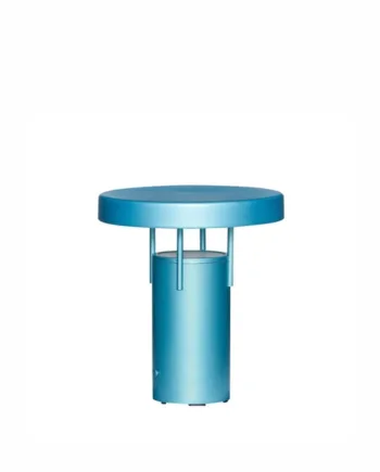 Bringme Portable Mini Bordlampe Batterilampe Metallic Turquoise