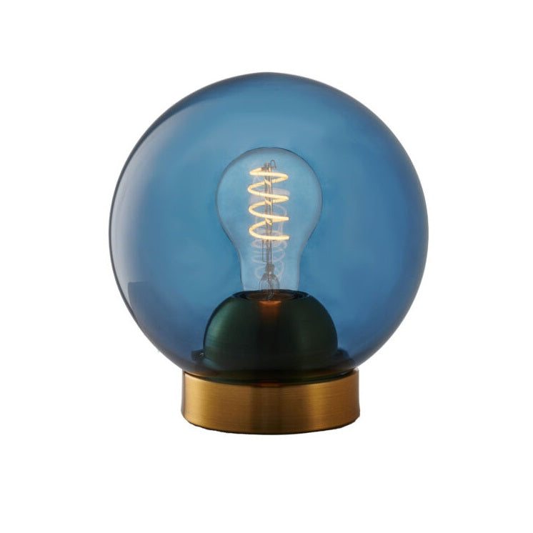 Bubbles Bordlampe Fra Halo Design ø18 Blå