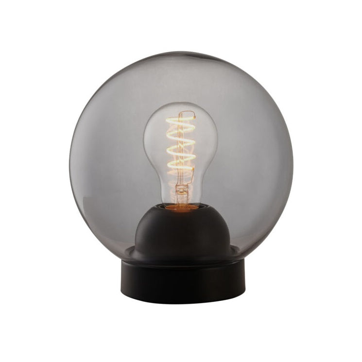 Bubbles Bordlampe Fra Halo Design ø18 Røgfarvet