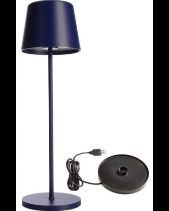 Canis Inden Udendørs Trådløs Bordlampe H37 Led Mat Blå