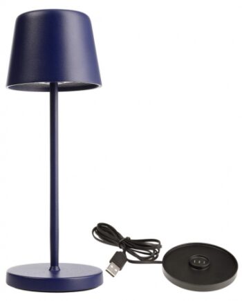 Canis Mini Inden Udendørs Trådløs Bordlampe H20 Led Mat Blå