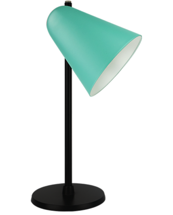 Capelo Bordlampe H420 Grøn Ral 6027 Sort Base