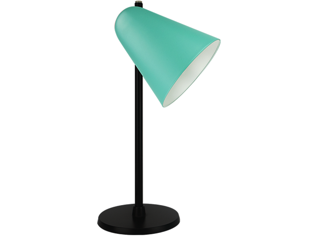 Capelo Bordlampe H420 Grøn Ral 6027 Sort Base
