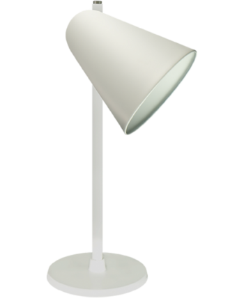 Capelo Bordlampe H420 Hvid Ral 9016 Hvid Base
