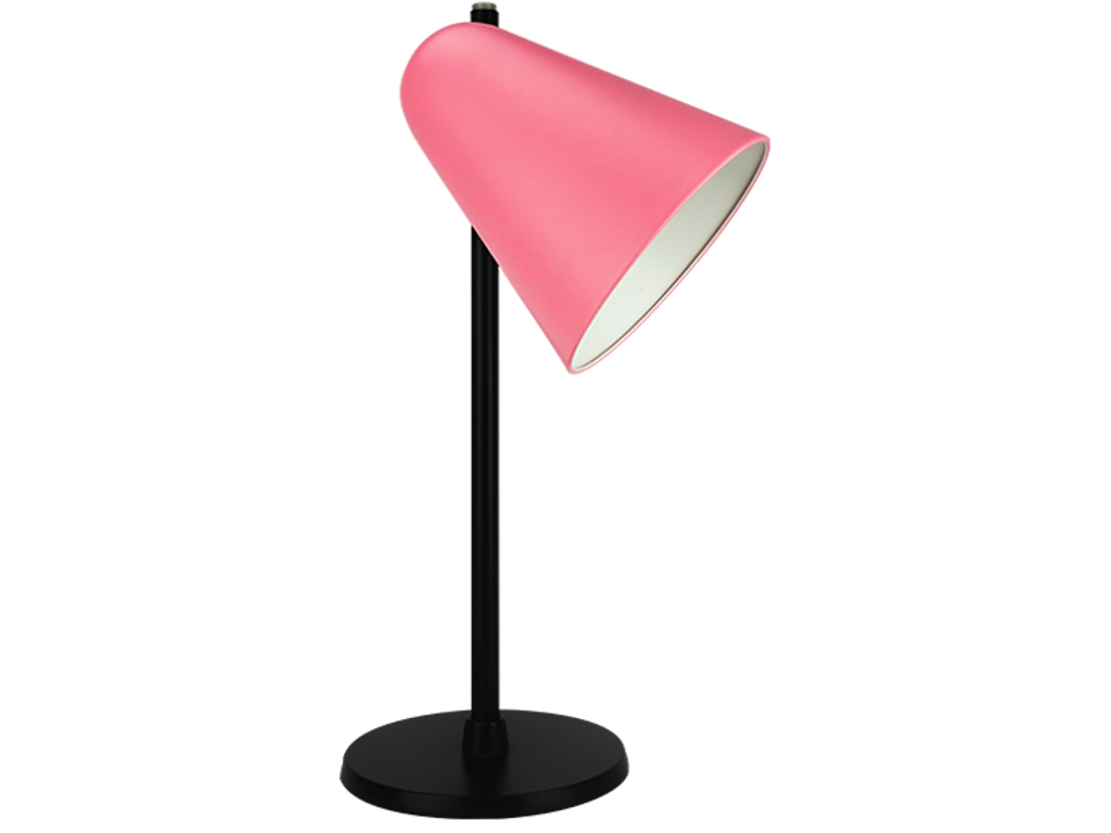 Capelo Bordlampe H420 Rosa Ral 3015 Sort Base