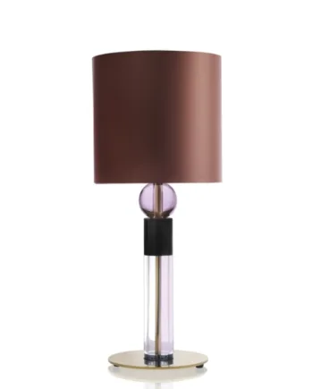 Carnival Bordlampe Pink Sort Klar