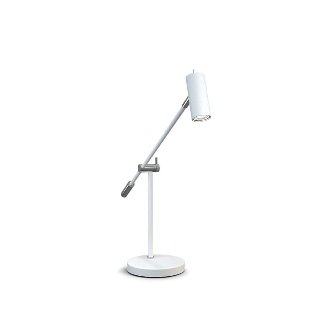 Cato Bordlampe Mat Hvid Belid
