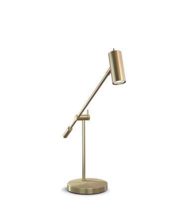 Cato Bordlampe Poleret Messing Længe Lager Haves Belid