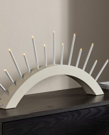 Cerro Bordlampe Beige Mdf Med Led Lys