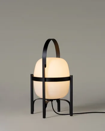 Cesta Exterior Bordlampe Sort