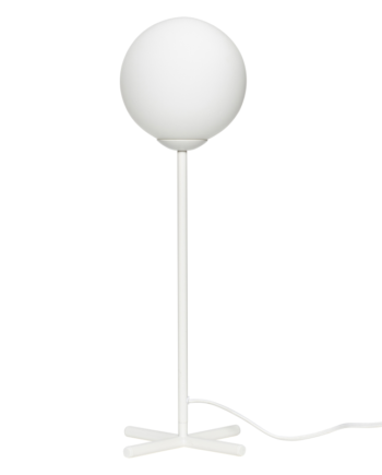 Champ Hvid Bordlampe Kugle