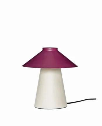Chipper Bordlampe Sand Burgundy