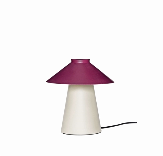 Chipper Bordlampe Sand Burgundy