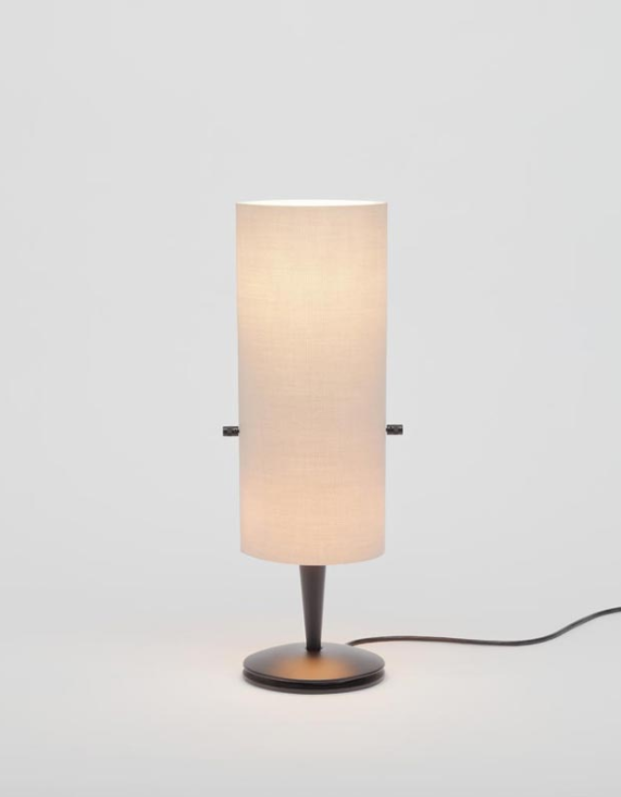 Club Bordlampe Serien Lighting Børstet Aluminium Helt Hvid