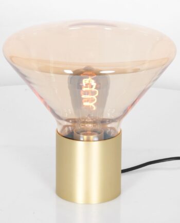 Costa Bordlampe Metal Glas Metal Messing