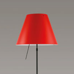 Costanza Bordlampe D13 Luceplan Primary Red