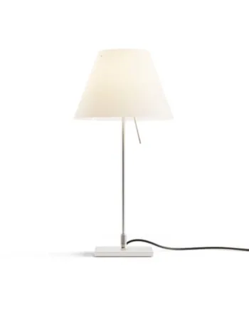 Costanzina Bordlampe Complete Alu Hvid