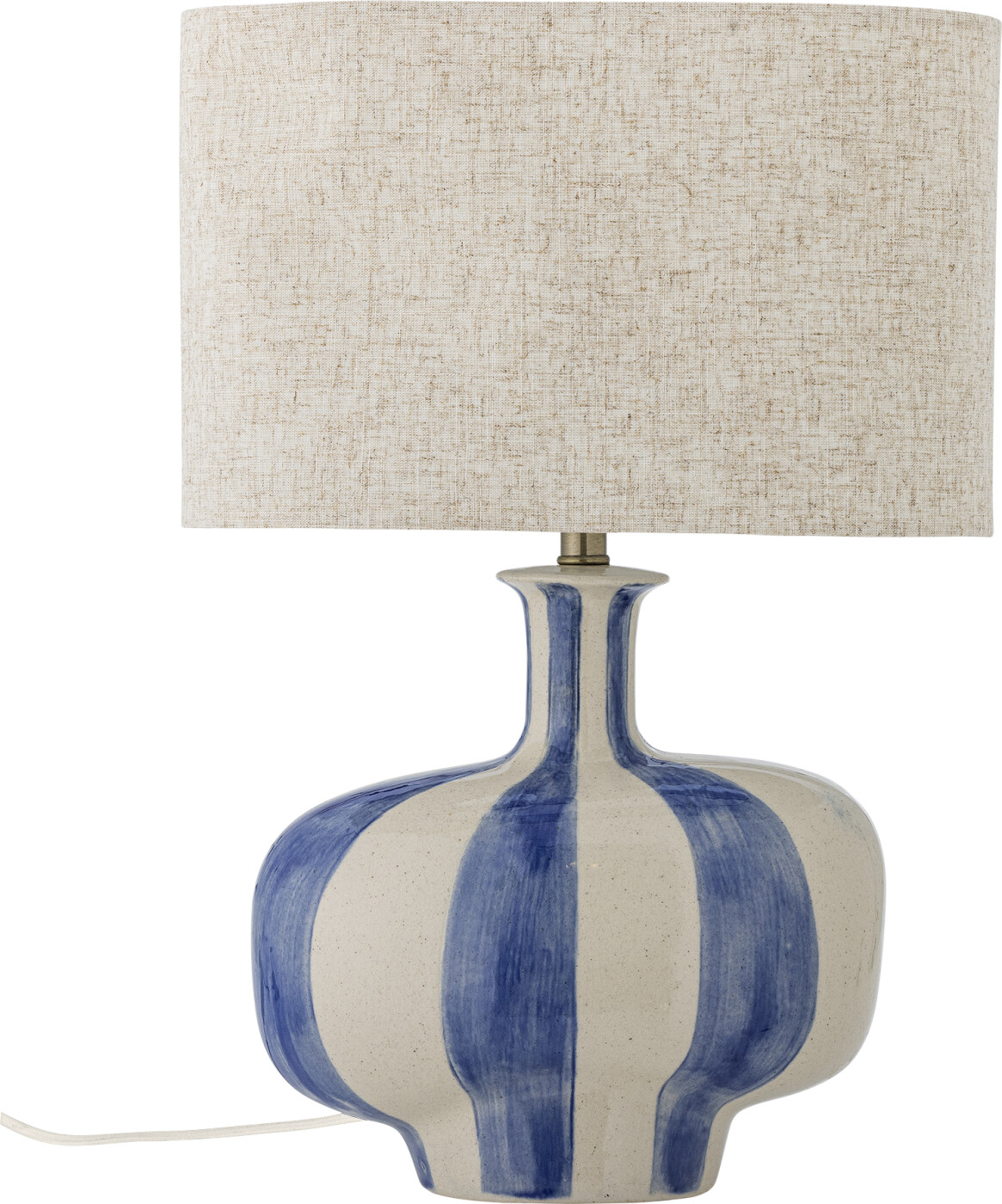 Creative Collection Alida Bordlampe Blå Stentøj
