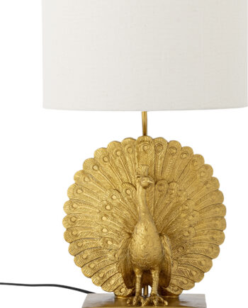 Creative Collection Peacock Bordlampe Guld Polyresin