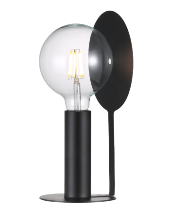 Dean Disc Bordlampe Sort E27