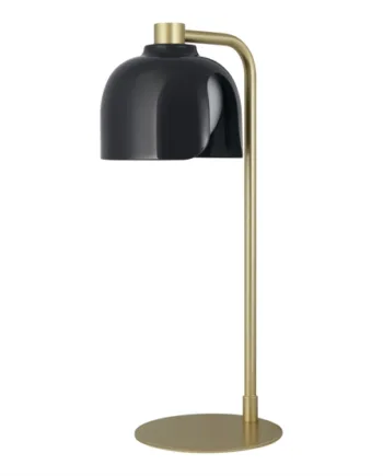 Decor Corolle Bordlampe Sort Guld