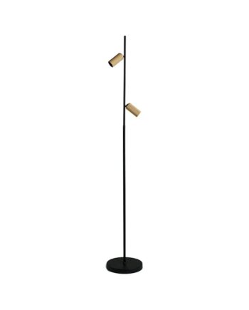 Decor Floor Double Decor Floor Double Led Black Brass