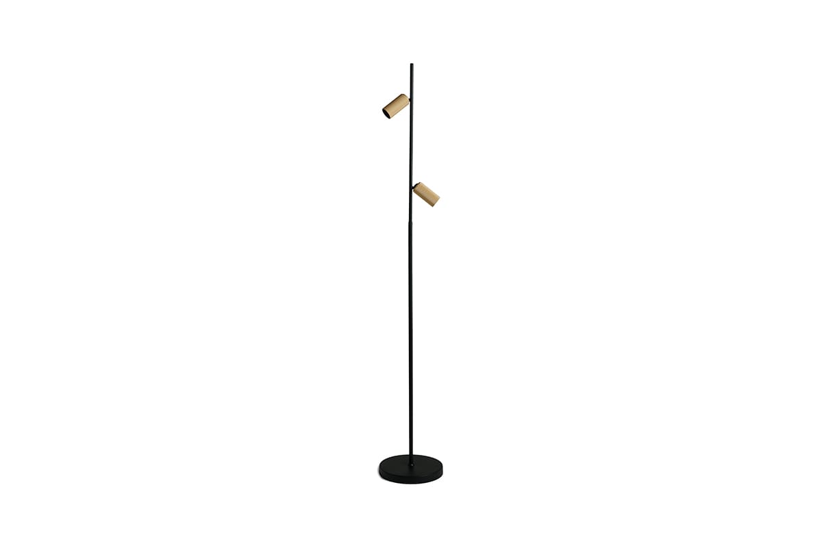 Decor Floor Double Decor Floor Double Led Black Brass