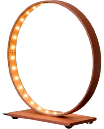 Deun Luminaires Nano Bordlampe Rustfarvet