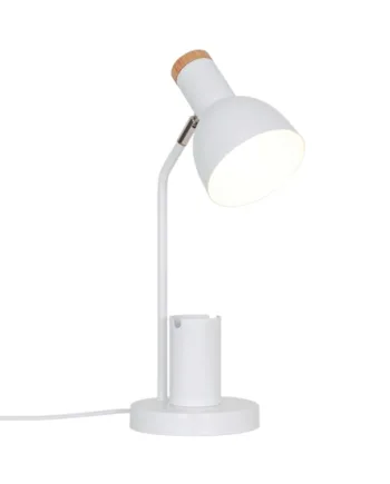 Devone Bordlampe Hvid