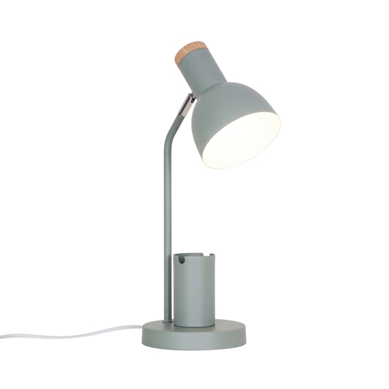 Devone Bordlampe Støvet Grøn