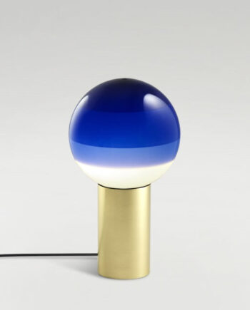 Dipping Light Bordlampe Fra Marset Messing Blå