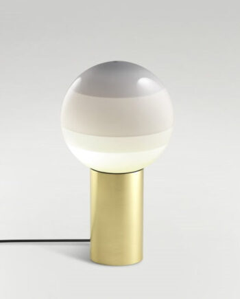 Dipping Light Bordlampe Fra Marset Messing Hvid