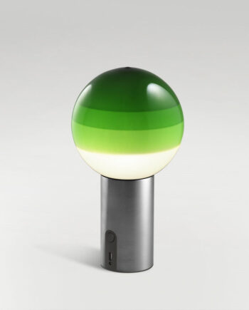 Dipping Light Transportabel Bordlampe Fra Marset Grafit Grøn
