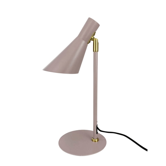 Dl12 Mini Bordlampe Beige Messing