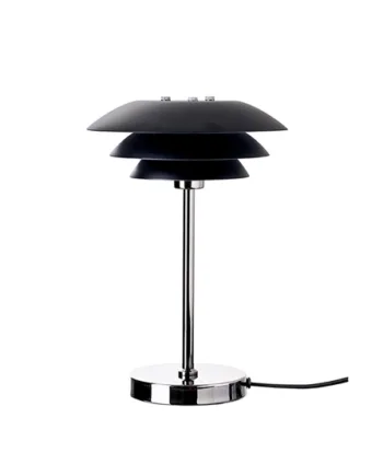 Dl20 Bordlampe Sort Krom