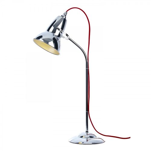 Duo Krom Rød Ledn Anglepoise Bordlampe